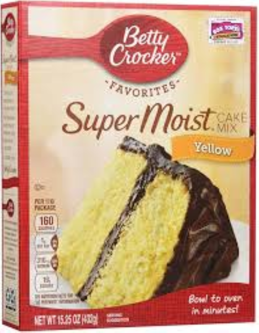 BETTY C. BUTTER RECIPE YELLOW 432G